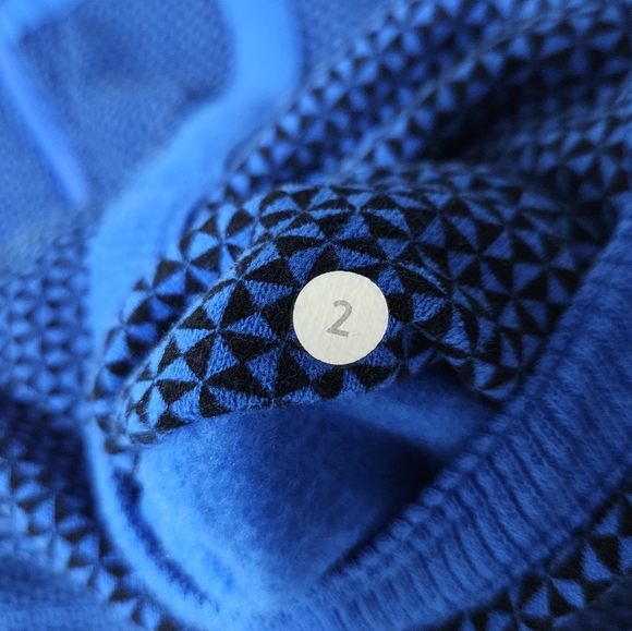 Lululemon Scuba Hoodie Stretch Lined Double Diamond Baroque Blue 2 - Picture 14 of 16